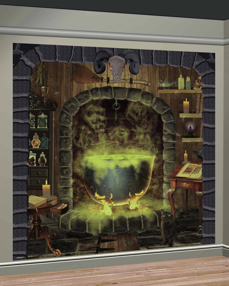 Witches Kitchen Backdrop Scene Setter