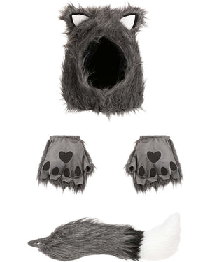 Wolf Hood Hands and Tail Set