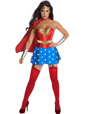 Wonder Woman Deluxe Corset Womens Costume