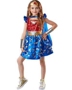 Wonder Woman Deluxe Girls Costume