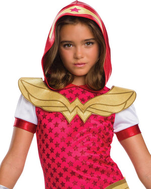 DC Superheroines Wonder Woman Hoodie Girls Costume
