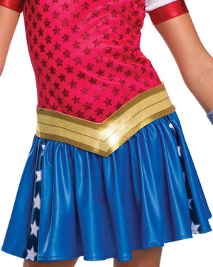 DC Superheroines Wonder Woman Hoodie Girls Costume