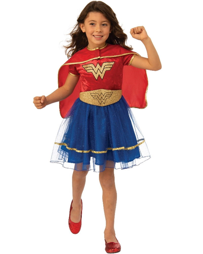 Wonder Woman Tutu Deluxe Girls Costume