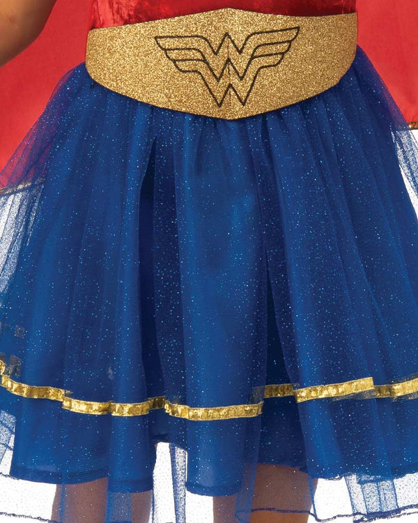 Wonder Woman Tutu Deluxe Girls Costume