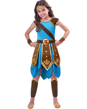 Wonderous Warrior Girls Costume