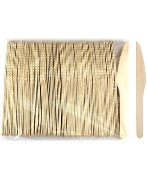 Eco Wooden 16cm Knives Pack of 100