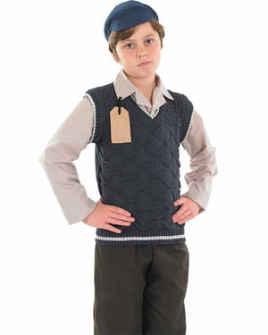 40s WW2 Evacuee School Boys Costume