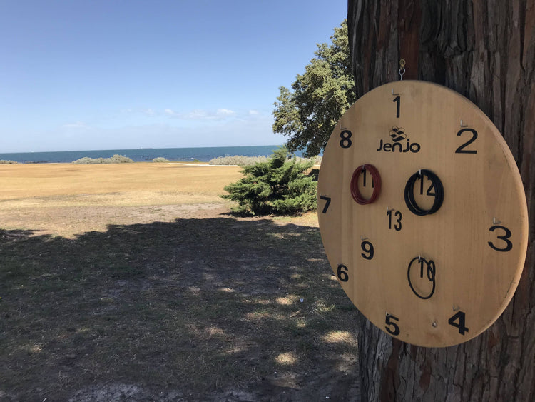 Wooden Giant Hookey Ring Board Lawn Game 68cm