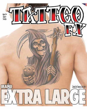Extra Large Grim Reaper Tattoo