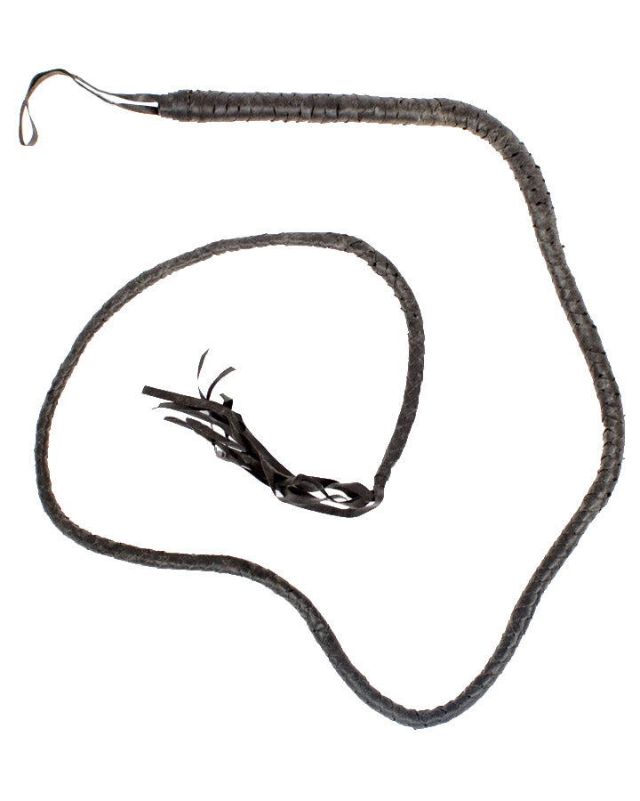 Black Stock Whip Costume Prop 1.2m