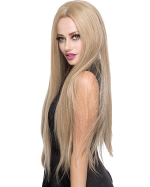 Lace Front Yaki Long Blonde Premium Wig