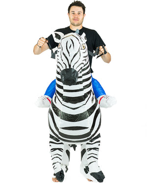 Zebra Inflatable Adult Costume