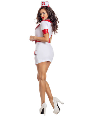 Zip Up Nurse Womens Plus Size Costume