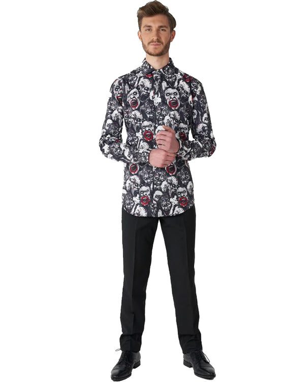 Zombie Characters Mens Shirt