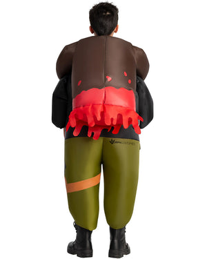Zombie Hunter Inflatable Pick Me Up Kids Costume