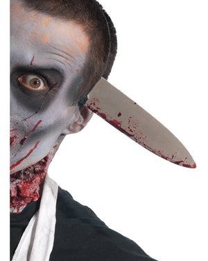 Zombie Kitchen Knife Through Head Headband