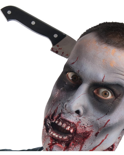 Zombie Kitchen Knife Through Head Headband