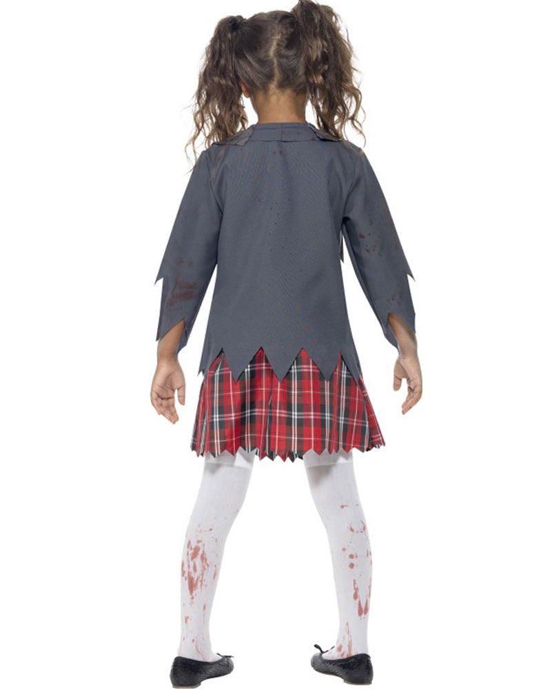 Zombie School Uniform Girls Costume