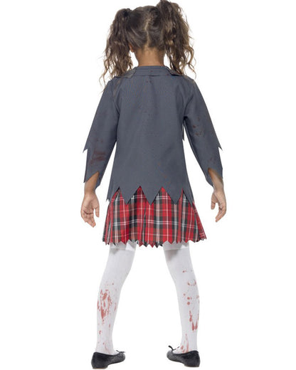 Zombie School Uniform Girls Costume