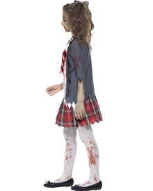 Zombie School Uniform Girls Halloween Costume