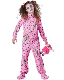 Zombie Sleepover Girls Halloween Costume